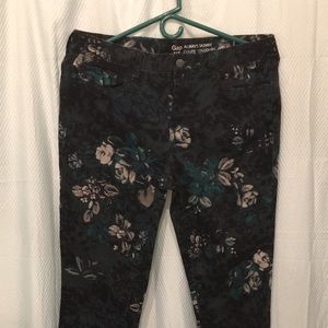 Gap Floral Jeans